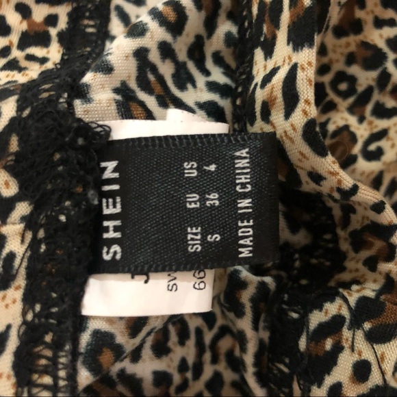 SHEIN leopard biker shorts - Picture 2 of 2